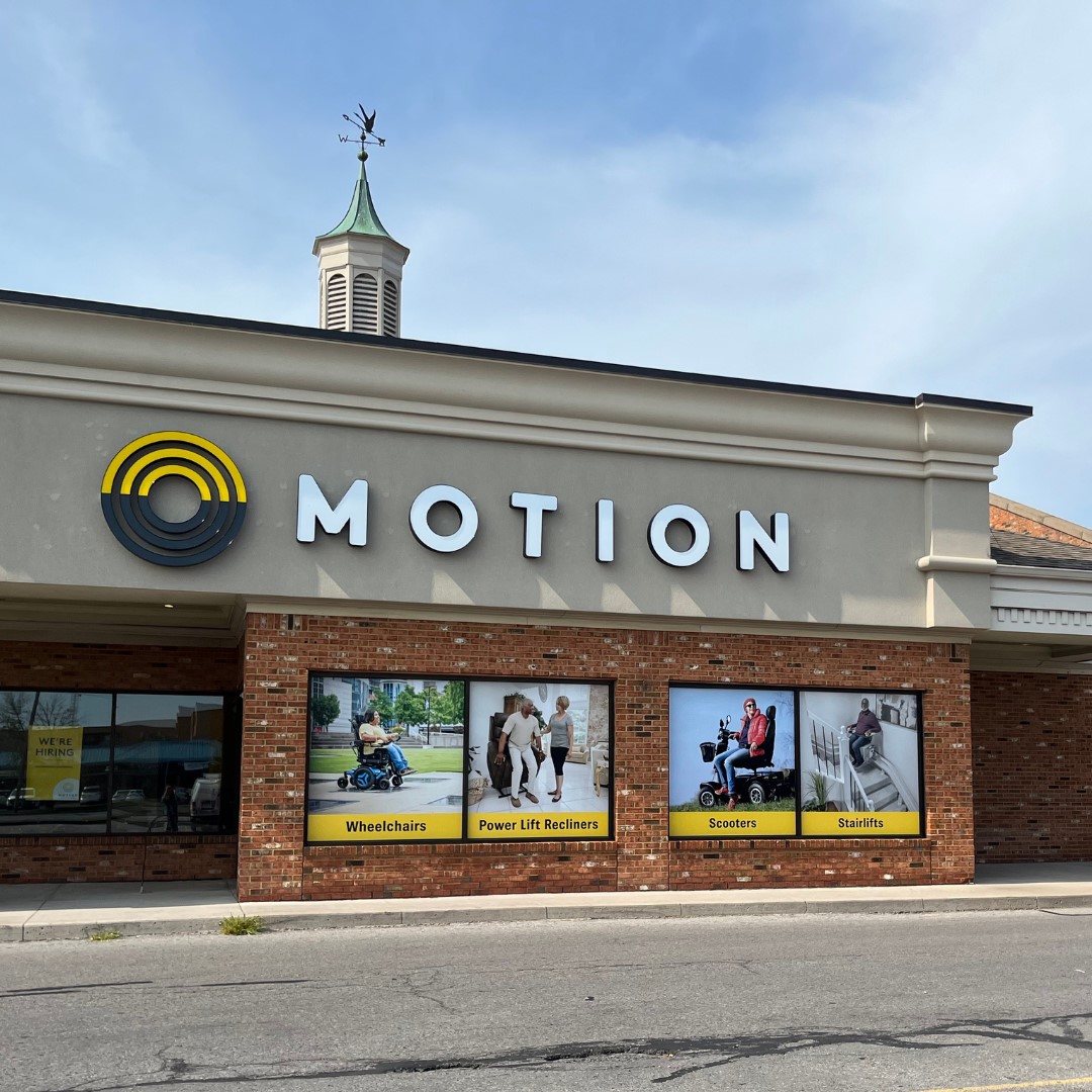 St. Catharines storefront with updated Motion branding