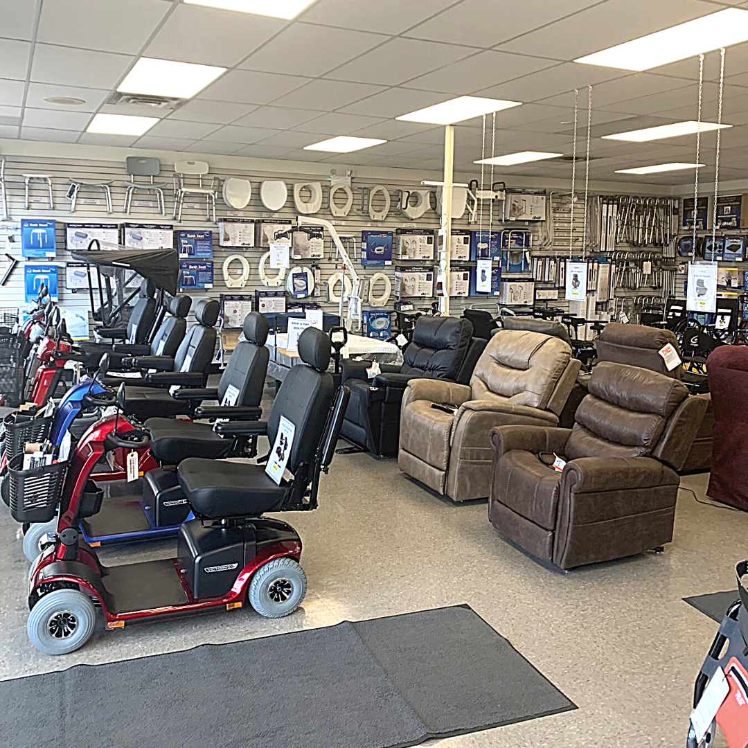 scooter and power lift recliner in Cornwall store