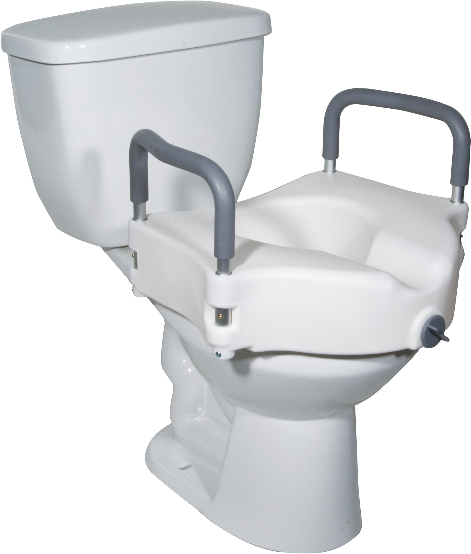 5”Elevated Toilet Seat with Removable padded arms